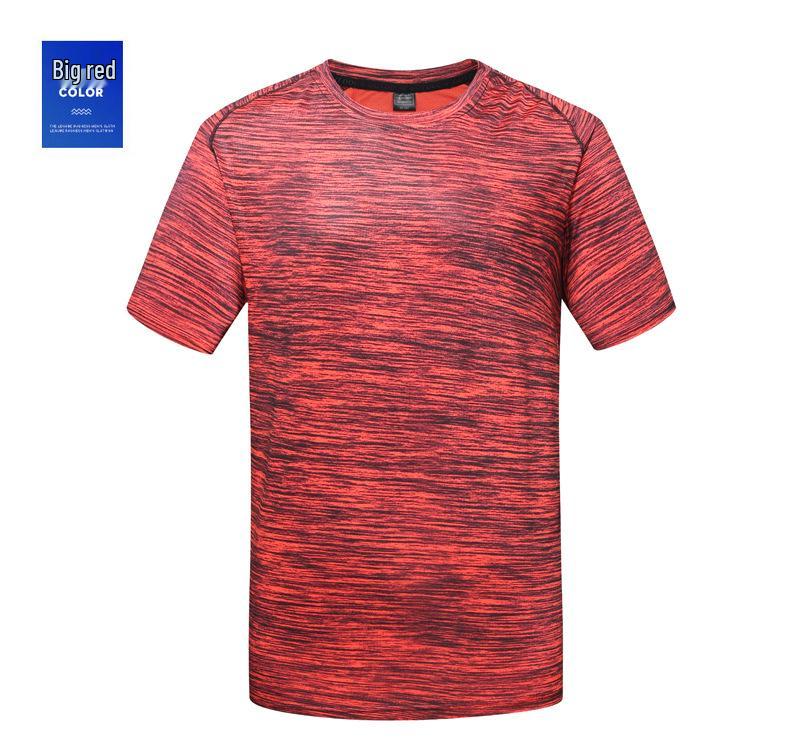 Summer Camouflage Quick-Dry Crew Neck T-Shirt for Running - Unisex Plus Size