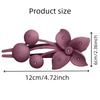 1/3pcs pieces Flower hair clip Non-slip matte Flower Ladies Big Claw Clip Hawaii Hair clip Power styling beach hair claw