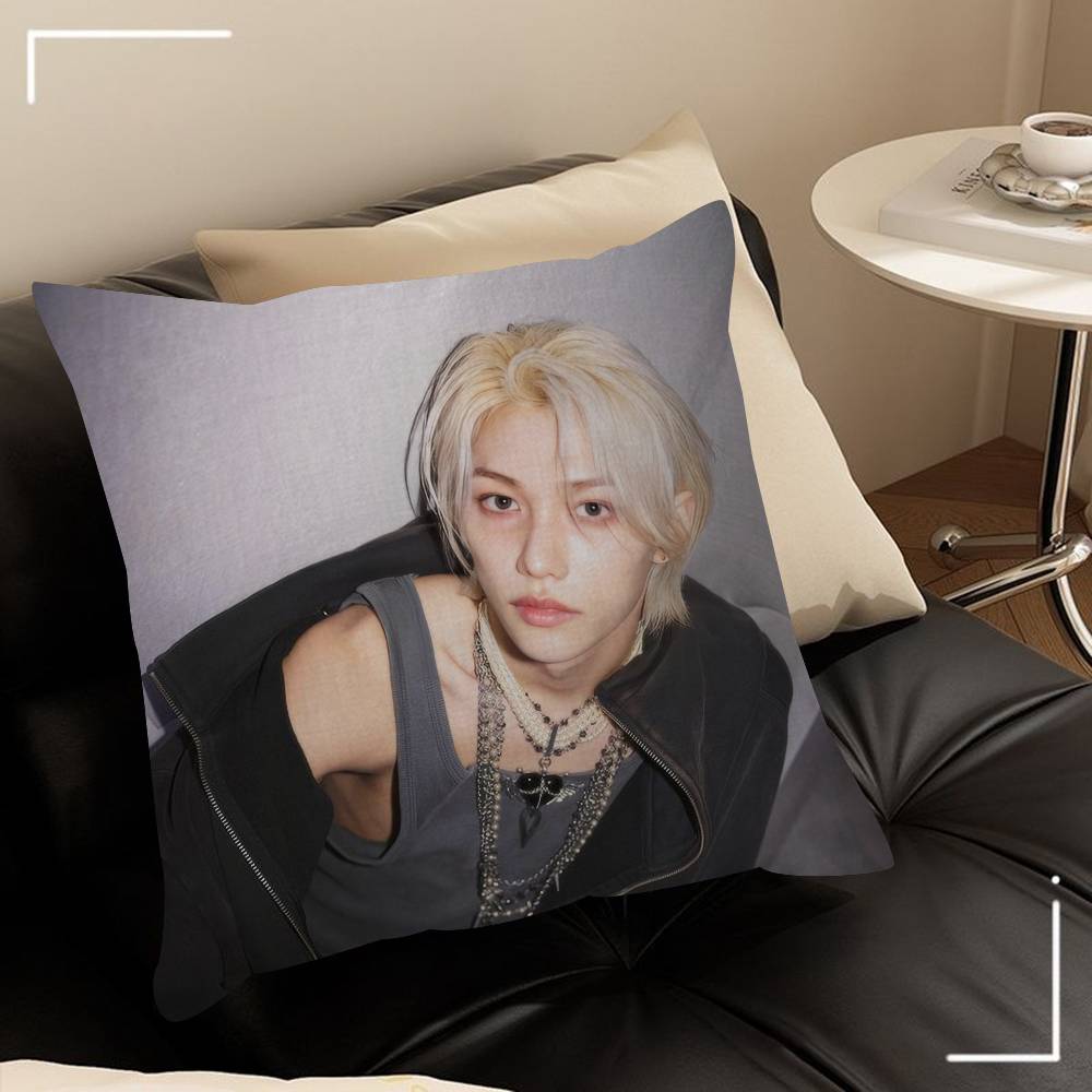 Regali Cuscini Arredamento Ufficio Casa Camera da Letto Divano Cuscino Auto Copricuscino 45x45cm Idol Cool F-Felixse cantante