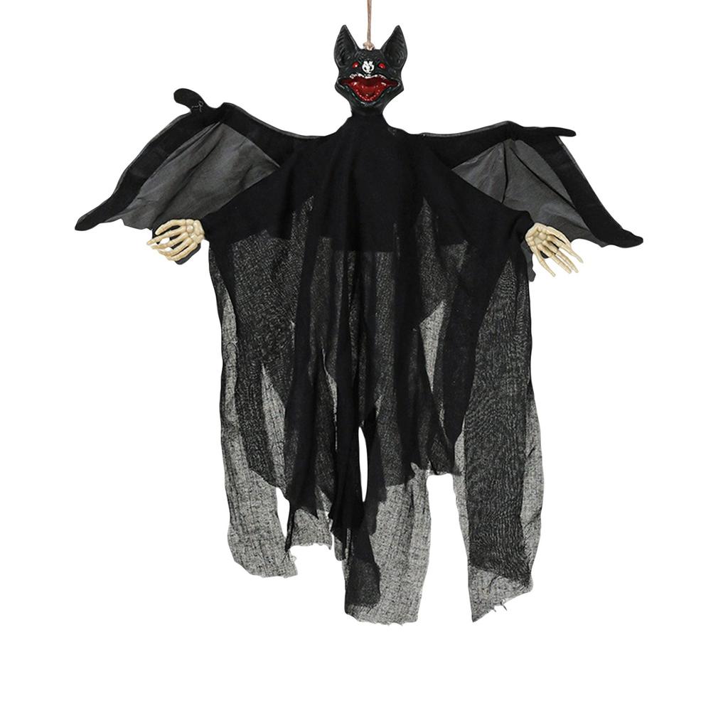 Halloween Scary Yard Decoration Clown Glowing  With Scary Sounds And Glowing Eyes Outdoor Bar Haunted House Party Props