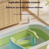 Portable Infant Bathing Chair Anti Skid Base Strong Suction Cups for Stability Easy to Clean Lightweight Baby Bath Seat