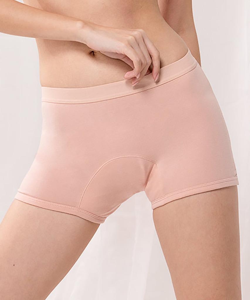 Ssaikeullin Organic Pure Cotton Period Panties - Boxer (Apricot)