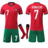2024/2025 Portugal Kids Soccer Jersey Set Euro Cup Ronaldo Fan T-Shirt ANUTETOUNI®
