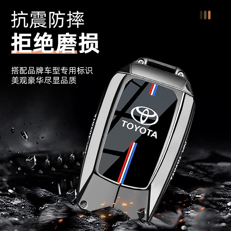 Transparent Car Key Fob Case Cover Black Key Case Shell Protector For Toyota For Sienna For Venza For Car Accessories