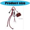 Elegant Keyring Bag Adornment Bags Pendant Ornament Offers Both Functionality and Aesthetic Appeal for Everyday Use