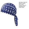 Paisley Cooling Headscarf Cap Set, Sweat Wicking Adjustable Straps Elastic Fit Breathable Hand Washable Headwrap