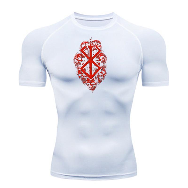 

2026 Anime Men s Compression Shirt Fitness Sport Running Tight Gym TShirts Athletic Workout Quick Dry Tops Tee Summer top y2k S