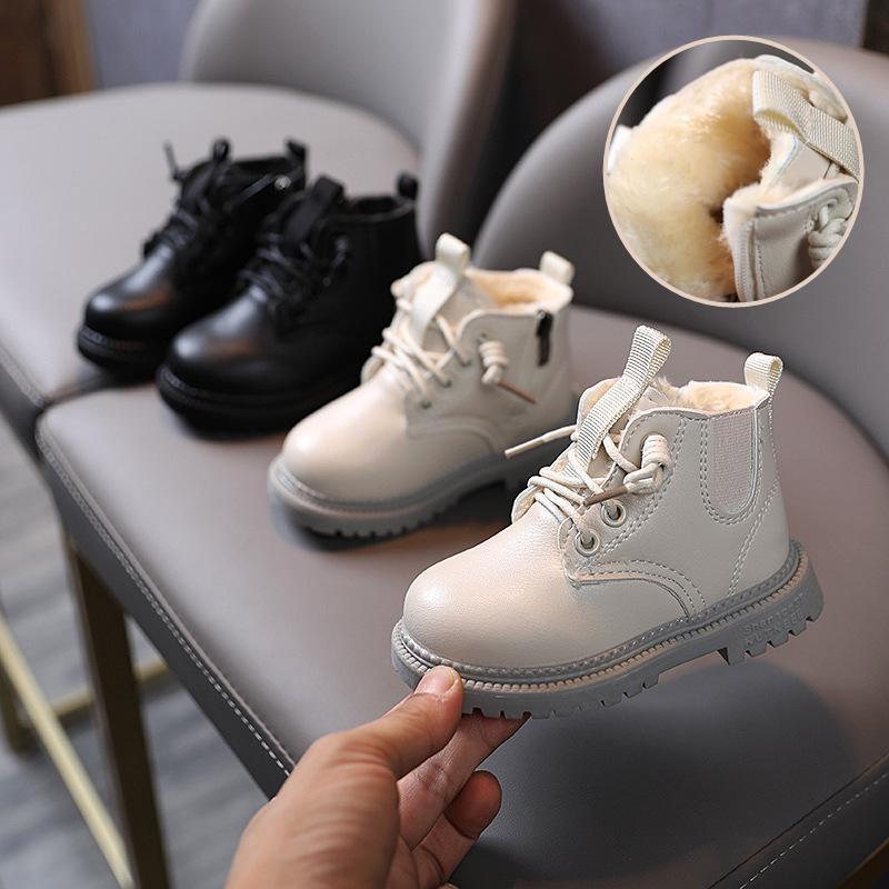 Invierno Niños a prueba de viento y terciopelo Cálido Martin Botas Laterales  Cremallera Niñas Botas de Nieve Zapatos de Algodón para Niños comprar a  buen precio — entrega gratuita, reseñas reales con