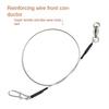 Steel Core Fishing Steel Core Leash Stainless Steel Bearing Swivel  Bite Protection