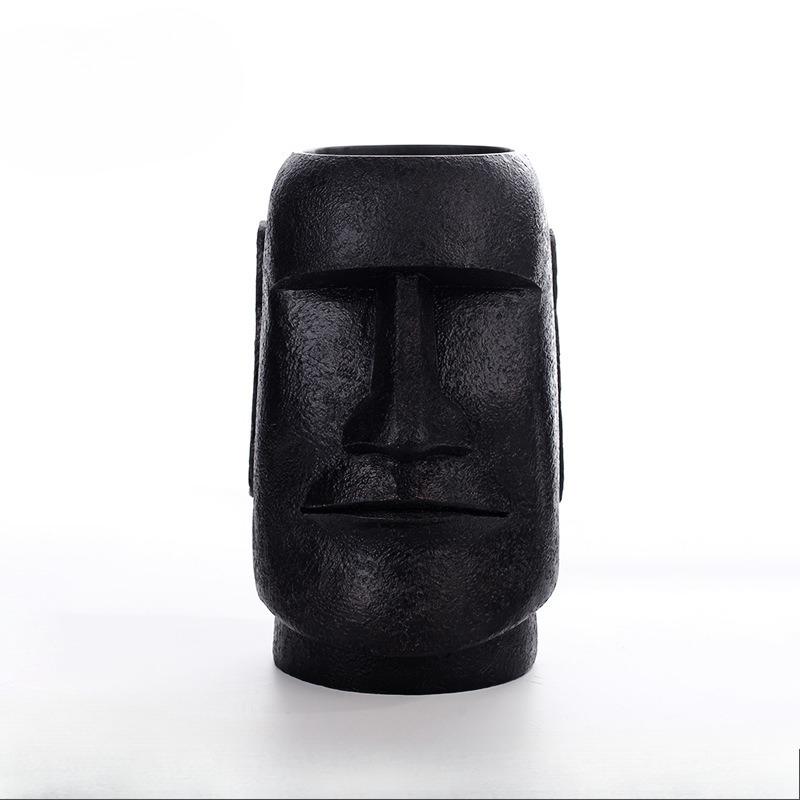 Reunion Island Stone Statue Figurines, TV Cabinet, Home Decoration, Living Room Creativity, Resin Handicrafts