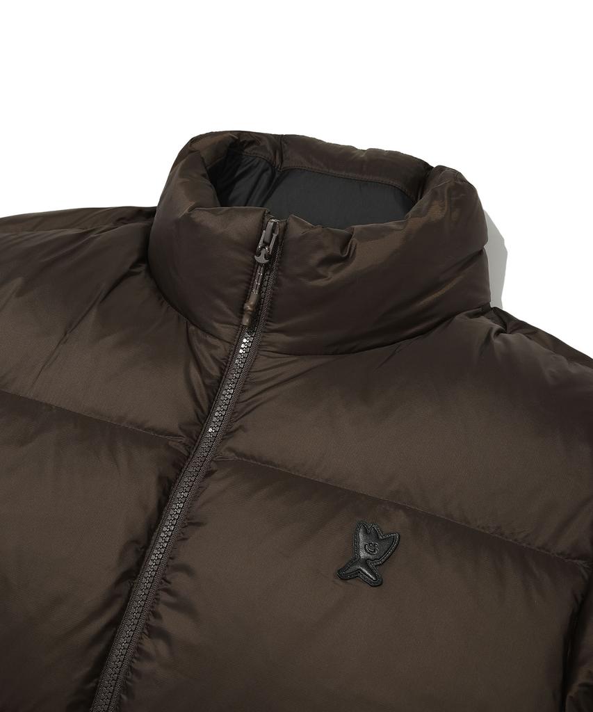 Wacky Willy Ducky Down Short Puffer Brown