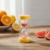 Portable Fruit Sand Clock Colorful Sand Hourglass Timer Stylish 3 Minutes Hourglass  Child