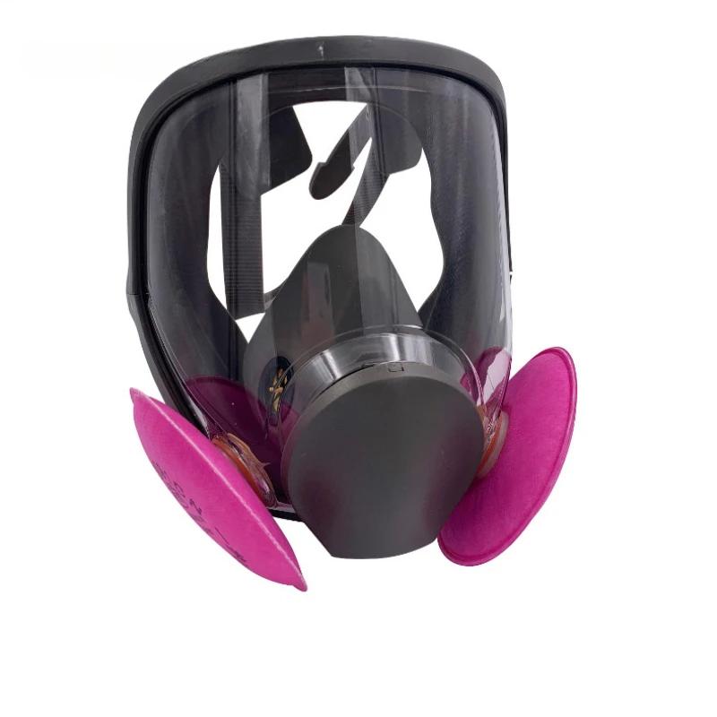 Masque à gaz 6800 Anti-buée Respirateur pour Peinture Industrielle Masque Intégral Filtre de Sécurité pour le Travail Protection contre la Poussière Formaldéhyde Pulvérisation