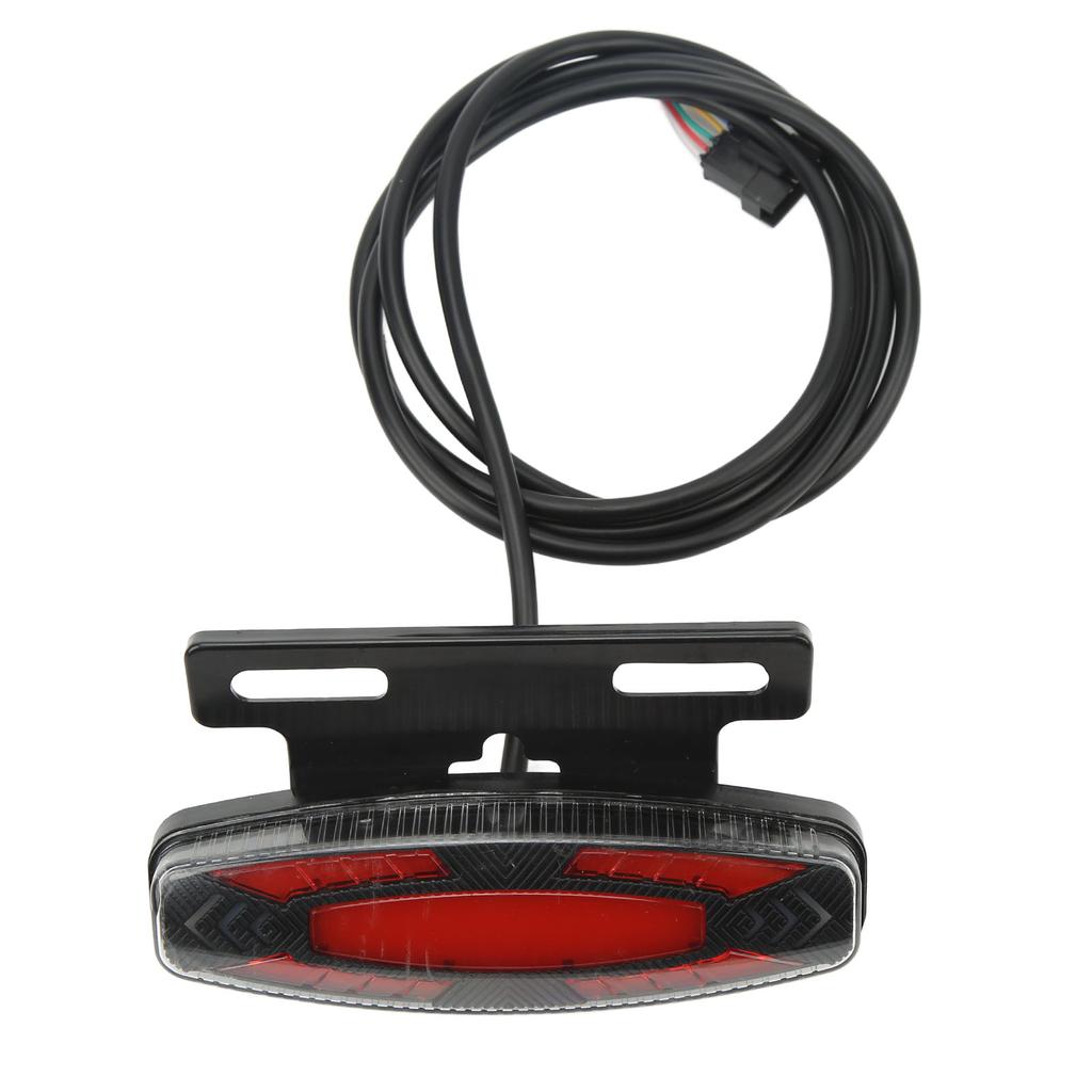 E-Bike Beleuchtung Rücklicht Hohe Helligkeit Fahrrad Bremswarnung Blinker LED Licht für Nachtfahrten