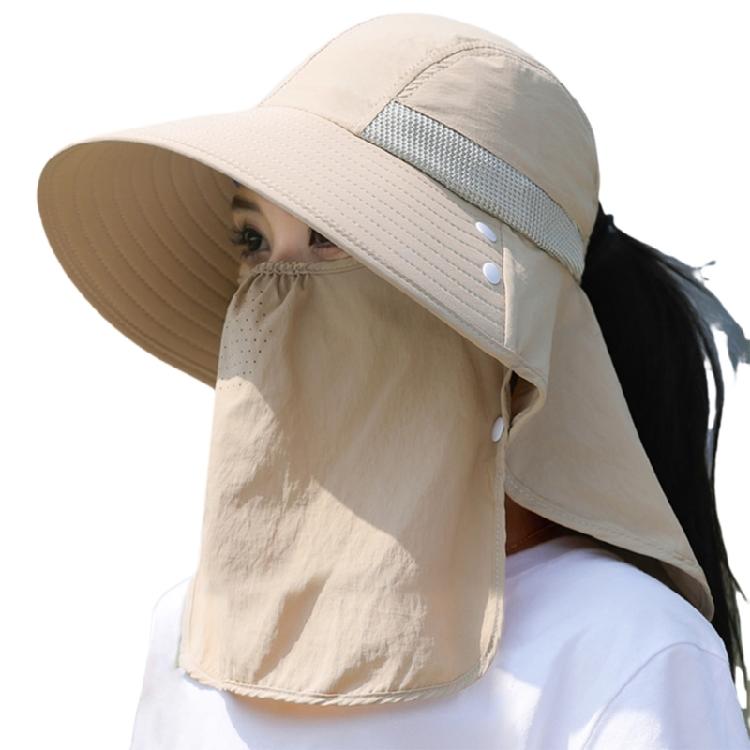 Wide Brims Sun Hat Sun Protective Face Covers Hat for Women Fishing Cycling