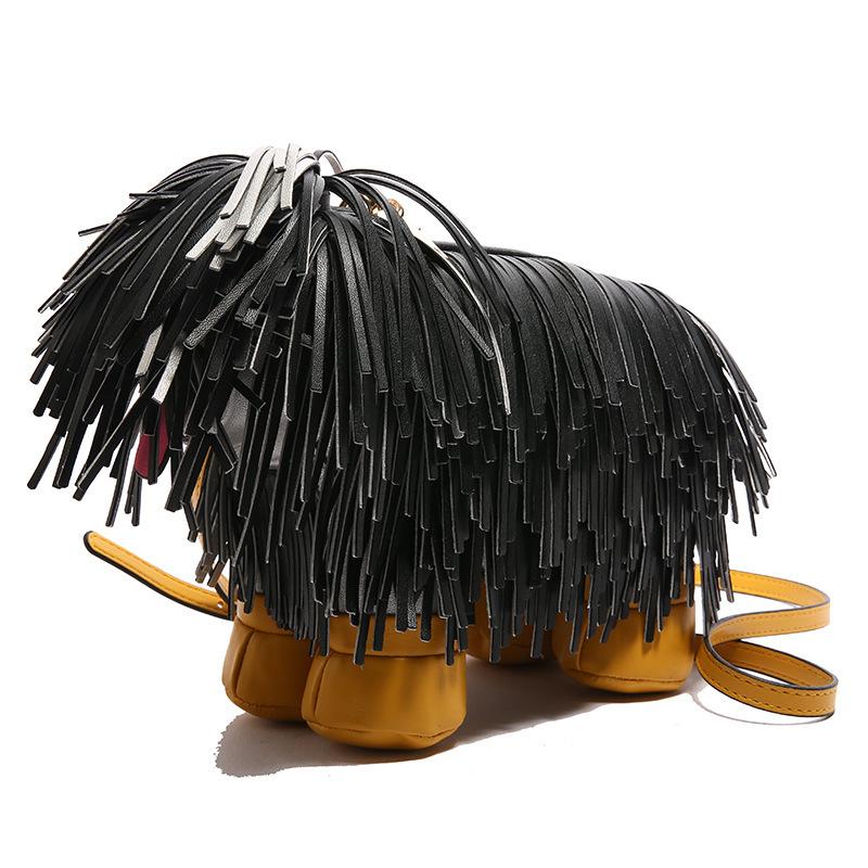 Original Bags for Women 2024 Tassel Dog Handbags Designer Luxury Bag Small Shoulder Crossbody Bags
