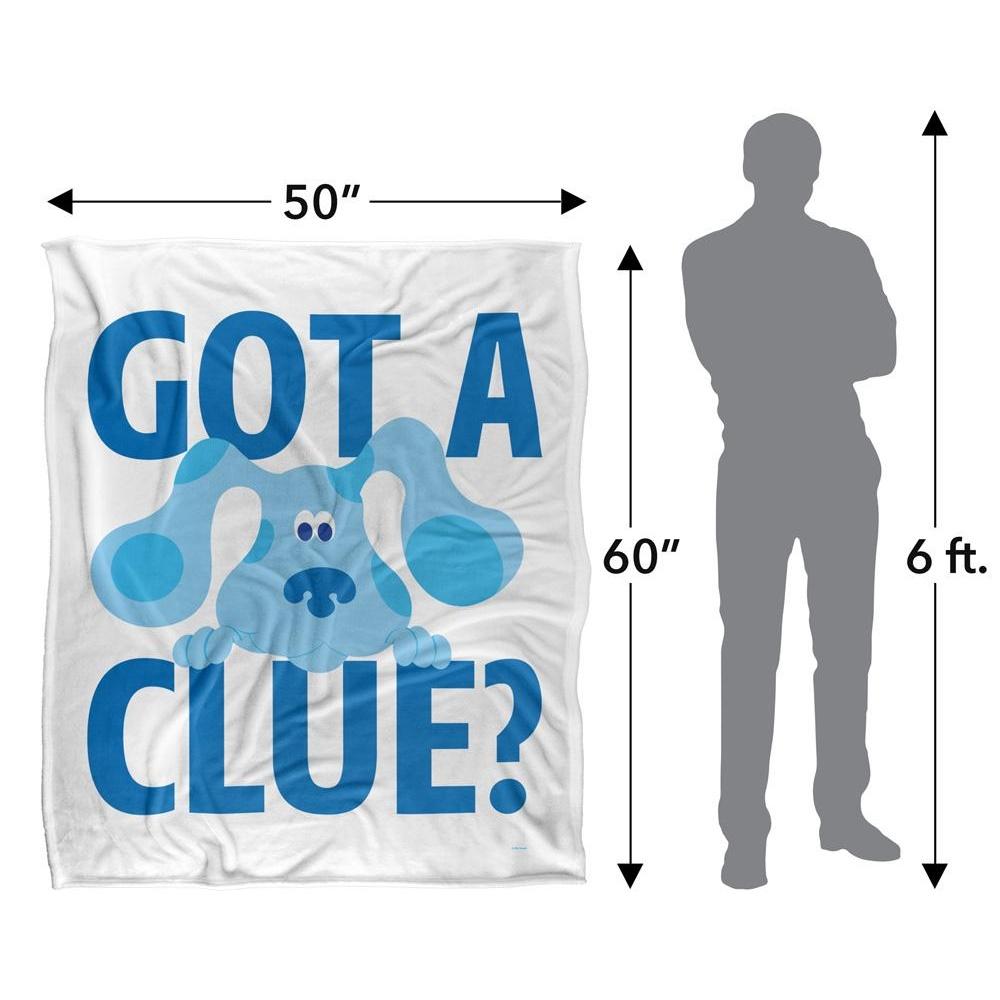 Blue´s Clues Get A Clue Silky Supersoft Blanket