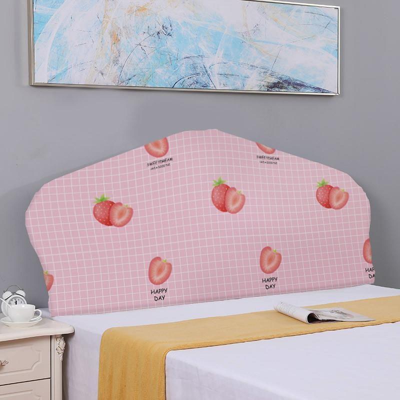 

Покрывало на изголовье кровати в европейском стиле, эластичное, вогнуто-выпуклое, всеохватывающее, специальной формы, полукруглое, мягкое, тканевое, защитное от пыли, для прикроватной тумбочки Strawberry Bedhead length 110 -- 130cm