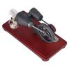 Engine Generator Model Set with Ethanol Bottle Cover Heating Glass Tube Lamp Bead Physical Model