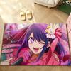 Anime O-Oshi No Ko Carpet Bathroom Anti-slip Mat Door Mat Home Decoration Mat Entrance Door Mat Scratch-resistant Door Mat