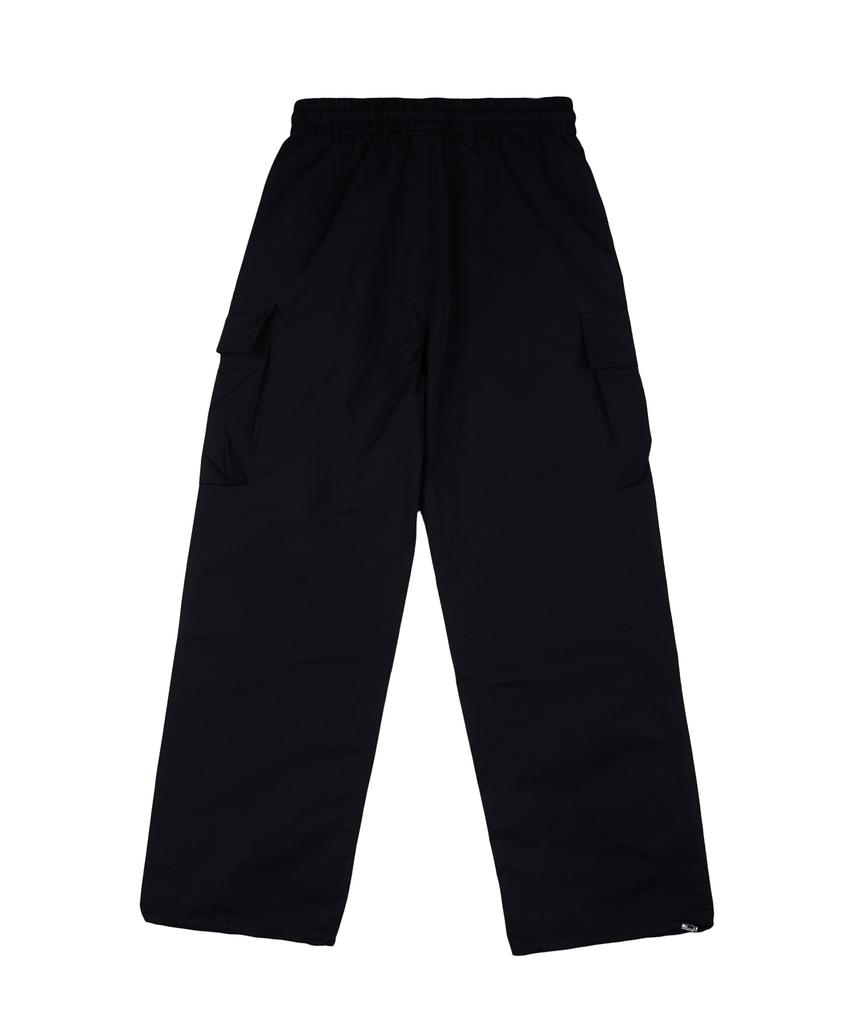 DOUBLE JD Spandex Rivet Cargo Pants (Black)