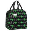 Brazil Flag Resuable Lunch Boxes Women Waterproof Cooler Thermal Food Insulated Lunch Bag School Children Student