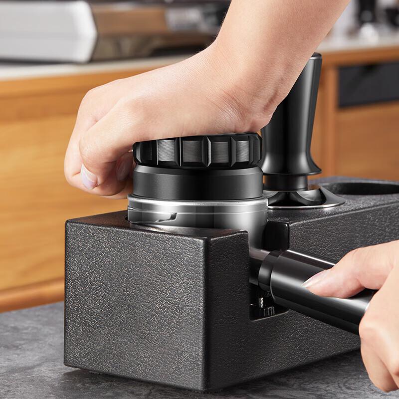 PAKCHOICE Coffee Distributor & Tamper Set with Base