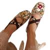 Fashion New Mesh Breathable Ballet Flats Women Luxury Designer Embroidered Flower Mary Jane Shoes Light Comfort Low Heeled Summer Flats