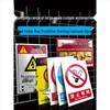 TAiJiDZ Square PVC Warning Label