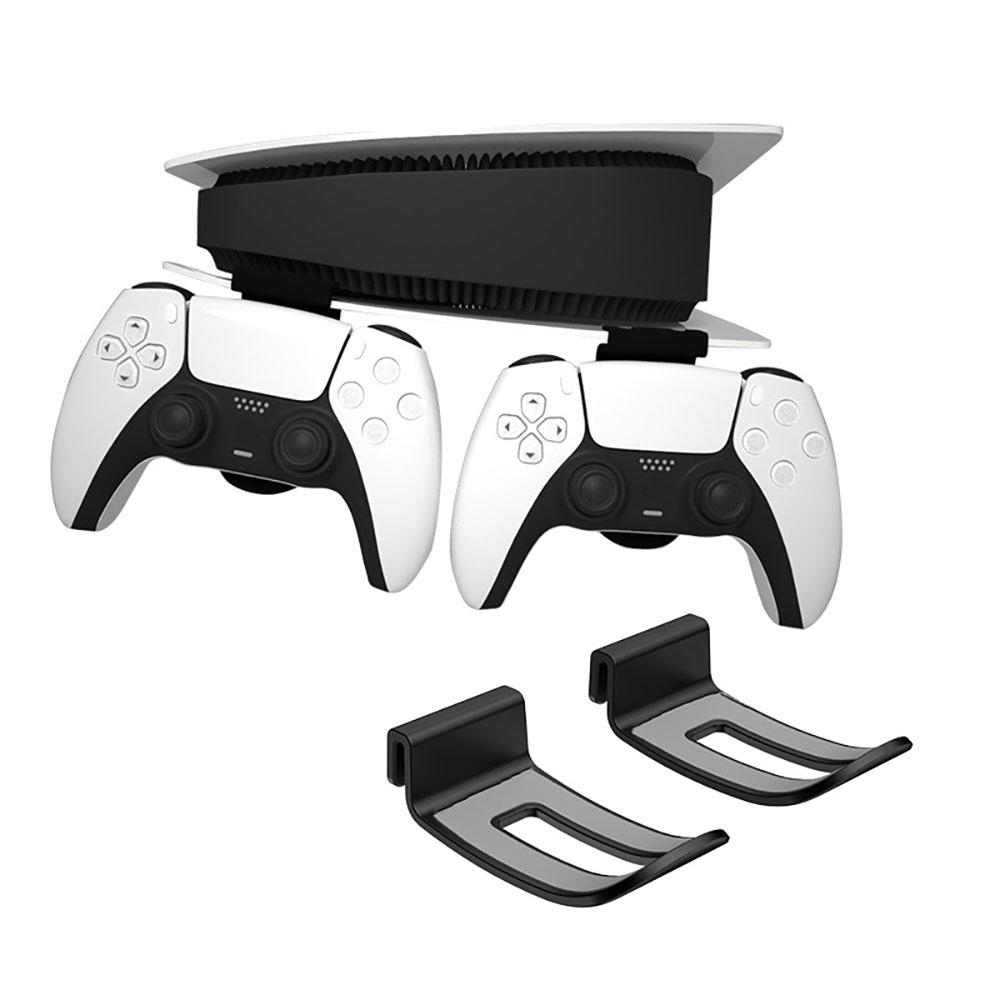 Wall Mount Controller and Headset Hanger For PS5 Console