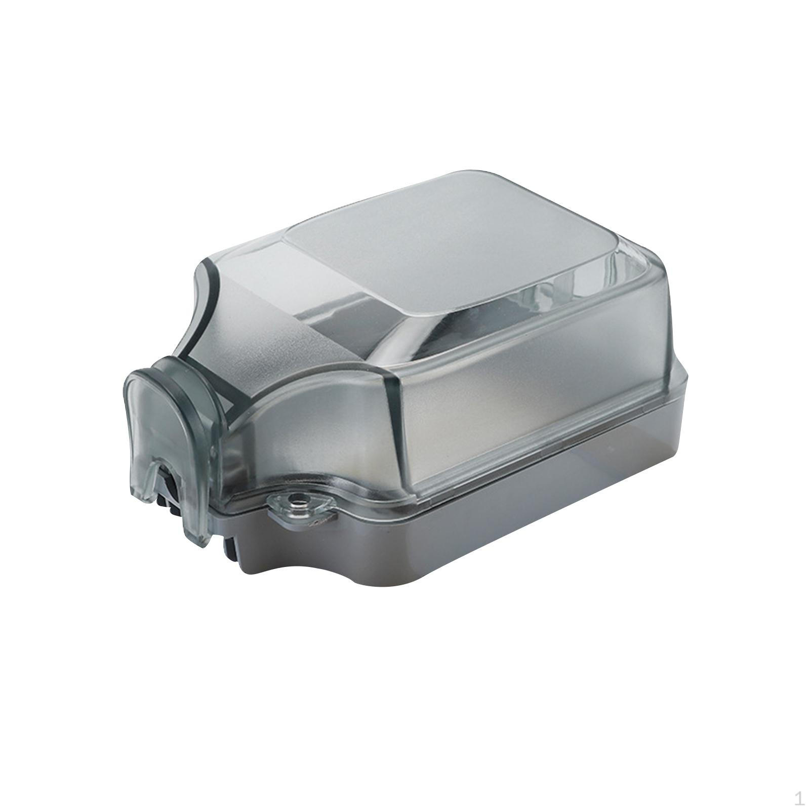 

86 Type Light Panel Socket Cover Switch Box Wall Electrical Outlet for transparent gray