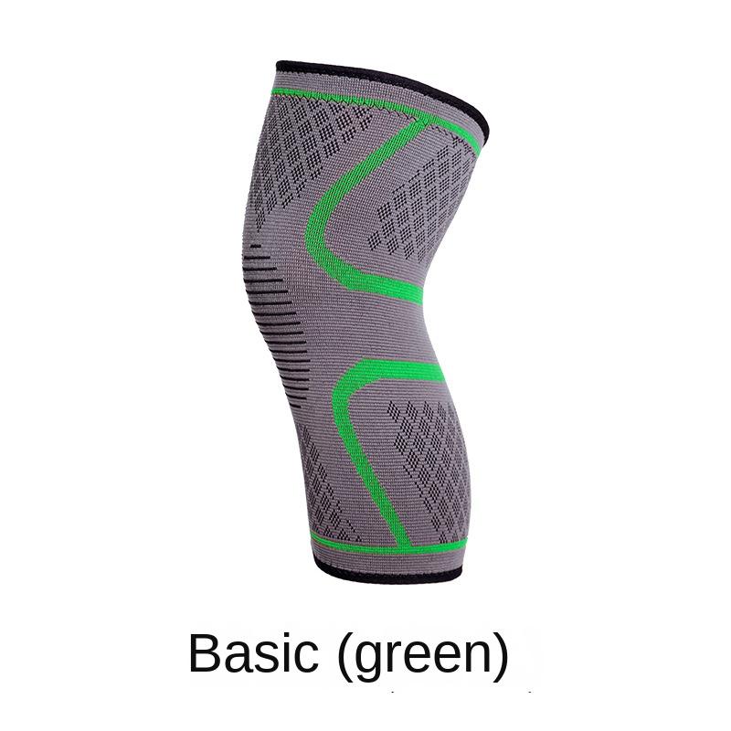 Single Adult Outdoor Kneepads for Men and Women 3D Knitted Kneepads Nylon Fitness Cycling Running Basketball Kneepads