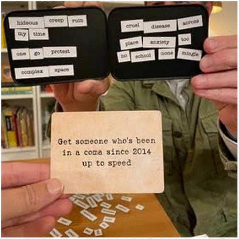 Ransom Notes - The Ridiculous Word Magnet Party Game, 3+ Players