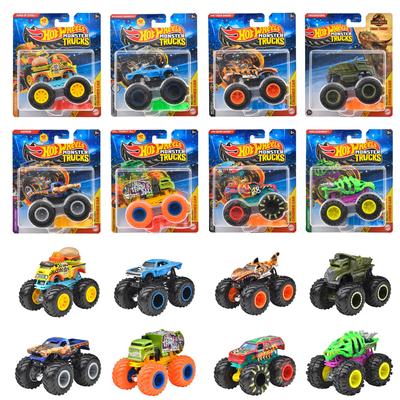 Hot Wheels Monster Truck Assortment Vehicle Toy Mini Car 8 Cars Box Sold 3 Years Old and Up Multi 164 983B-FYJ44