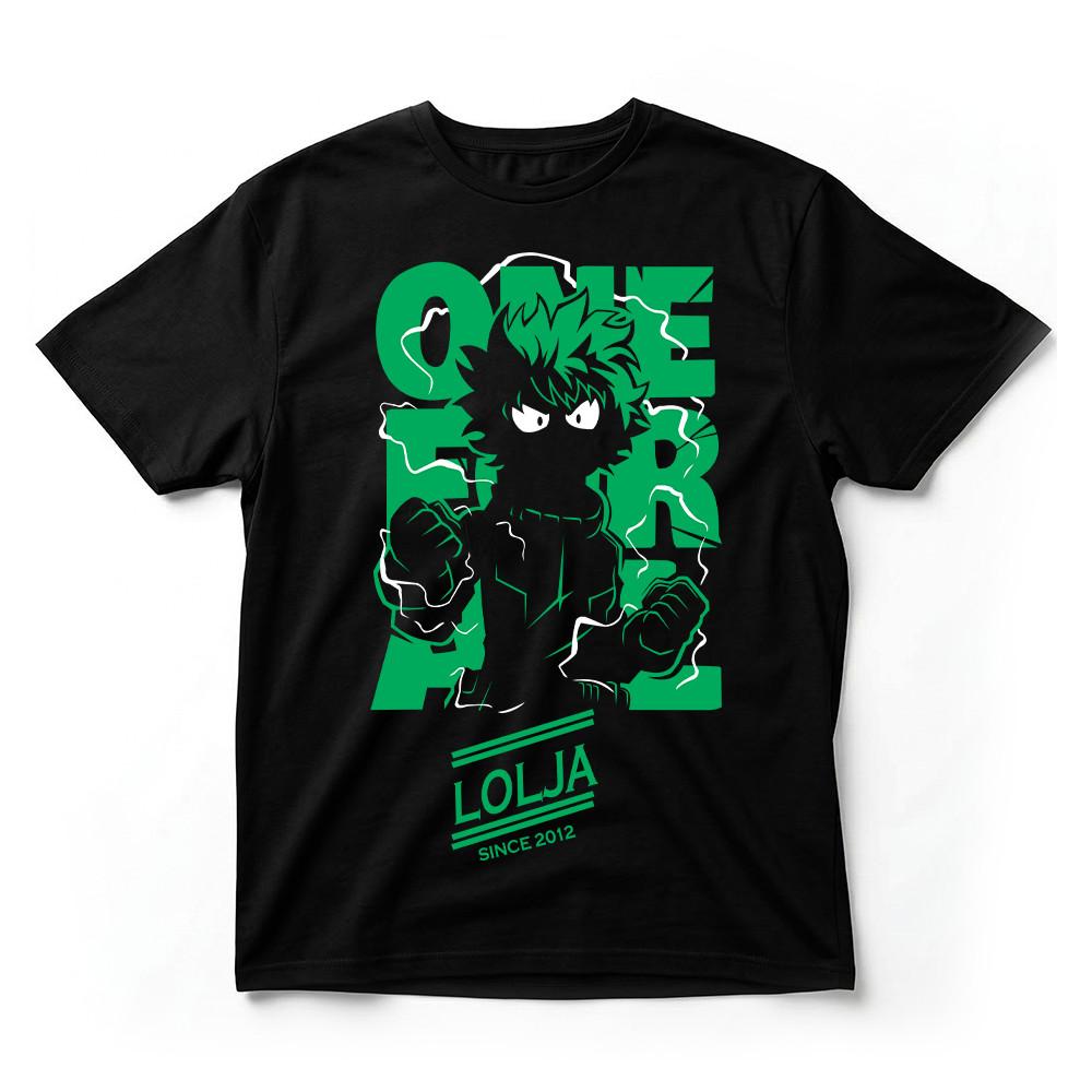 Deku Midoriya Anime T Shirt One For All Shadow Tee UK