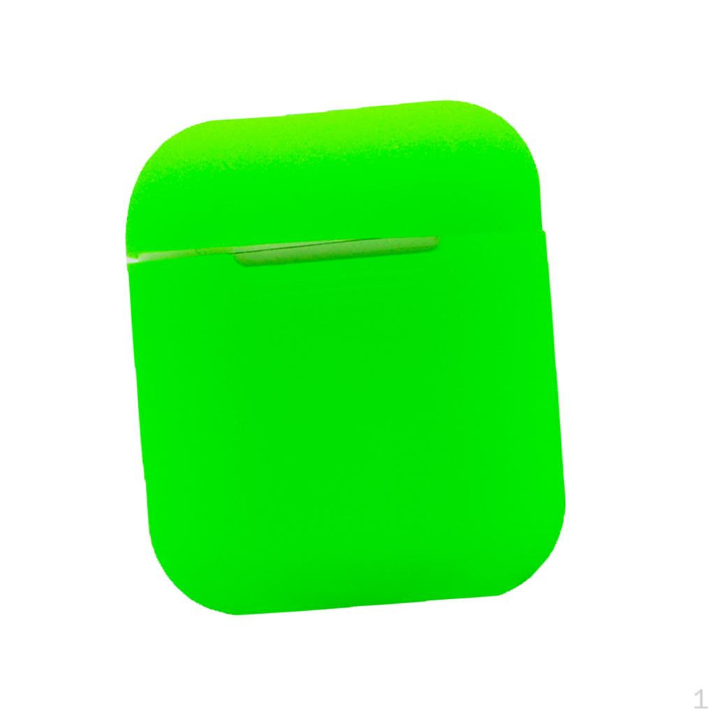 

Shockproof Silicone Charging Case Cover For Earphone Green