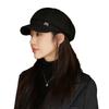 Autumn and Winter New Hat Women's Metal Letter M Standard Octagonal Hat Literary and Retro Face Newsboy Hat