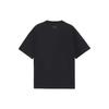 Li Ning Sports Fashion Series Letter Logo Embroidered Loose Short Sleeve T-Shirt Unisex Tops Black AHSS559-1