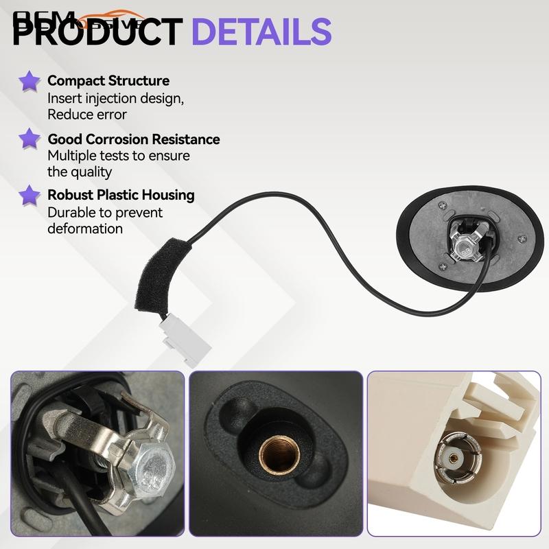 

For Fiat 500 & 500 500x Abarth 2012- Alfa Romeo 2012- FM/AM Sat Nav Roof Aerial Antenna Base 50540987 Car Accessories