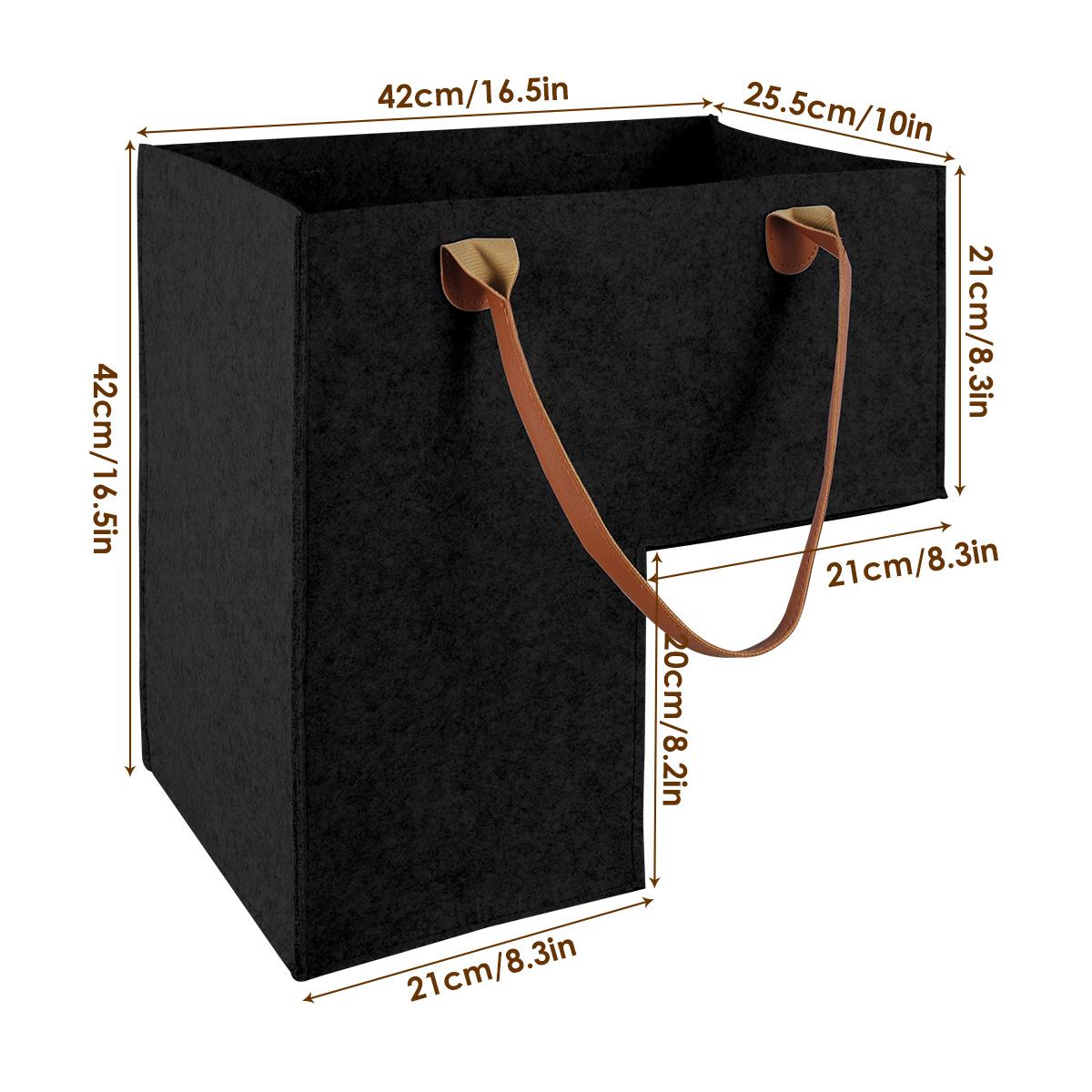 Корзина для хранения в форме буквы L с ручками складная экономящая место лестничная корзина для дома лестничная одежда детские игрушки органайзер новинка 1980₽