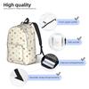 Rilakkumas  Cartoon Backpack for Men Women Teenage Student Work Daypack  Laptop Canvas Bags Outdoor