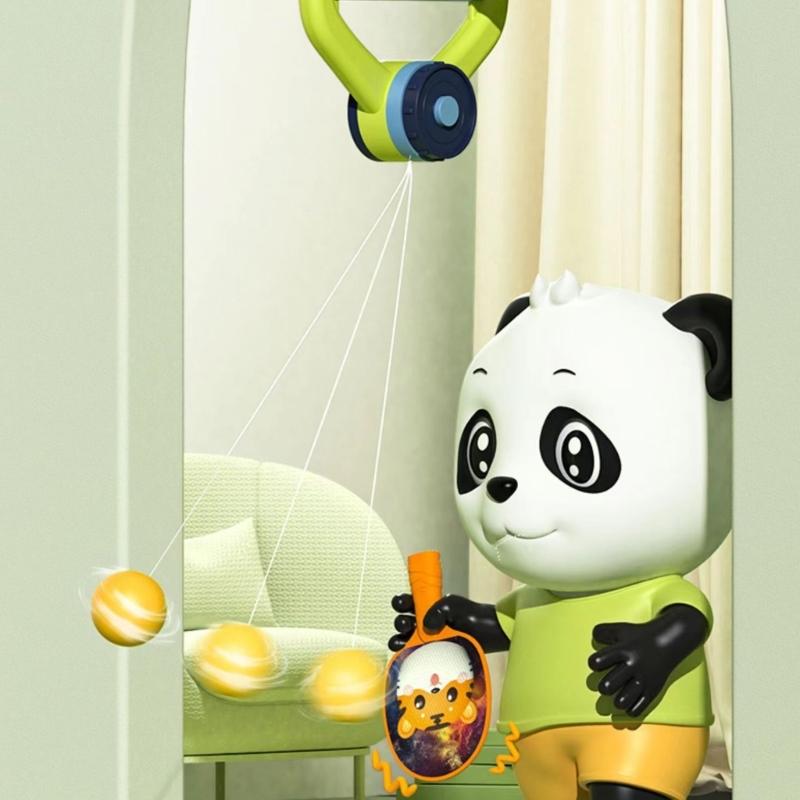 Door Mounted Pingpong Game Training Set For Kids Develops Concentration And Coordination with Pingpong Bats And Balls