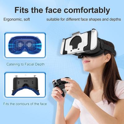 Bequeme VR-Brille VR-Brillen für N-Switching & N-Switching OLED für Myopie bis zu 800 Grad Ergonomisches Design