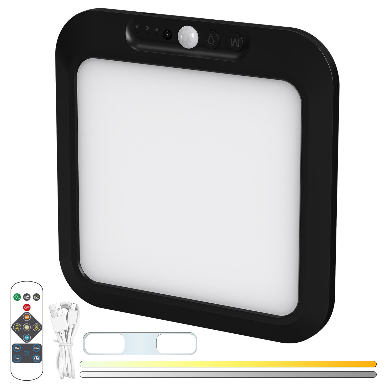 

Ultra-Thin LED Motion Sensor Ceiling Light - Automatic Human Induction Lamp for Hallway Staircase Corridor Warehouse Home
