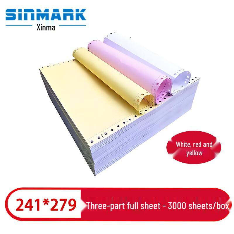 Sinmark 3-Ply Continuous Form Thermal Paper