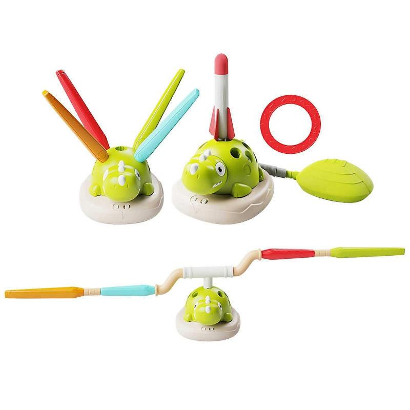 toys Dragon Sportss Machine Children Skyrockets Children's Garden Sense Training Toys Parent-child Interactive Ring Tool Jumps Rope blue