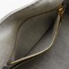 PRADA Canapa Handbag 1BG439 Triangle With Logo Light gray denim Women Used