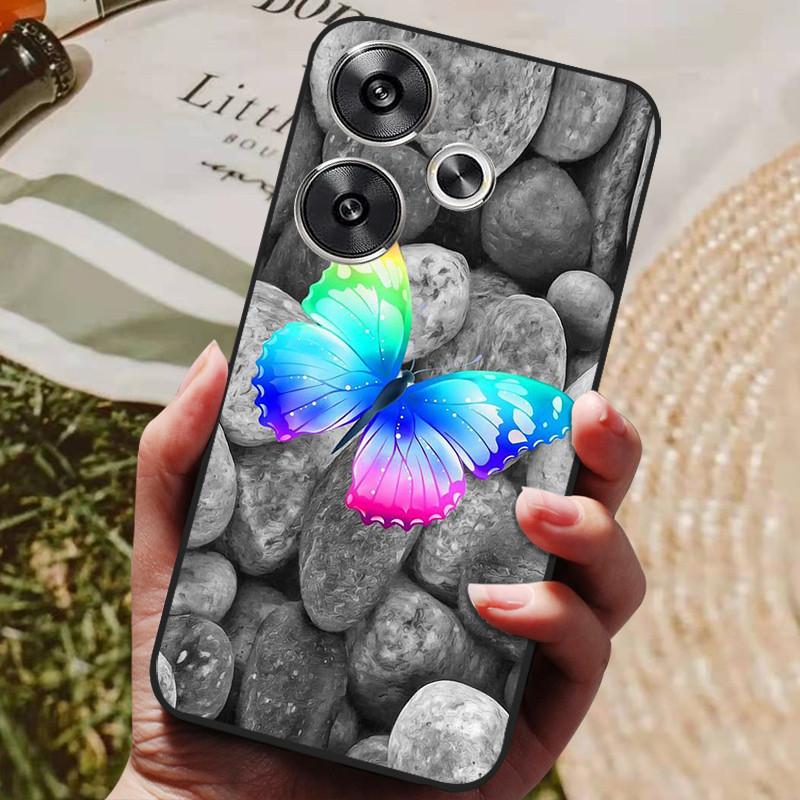 For Xiaomi POCO F6 Case POCOF6 Luxury Phone Silicon Back Cover For Xiaomi POCO F6 Cases  F 6 Protective Shockproof Shell Capas