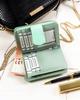 Women's Leather Wallet In Vertical Orientation with Snap Closure - Lorenti