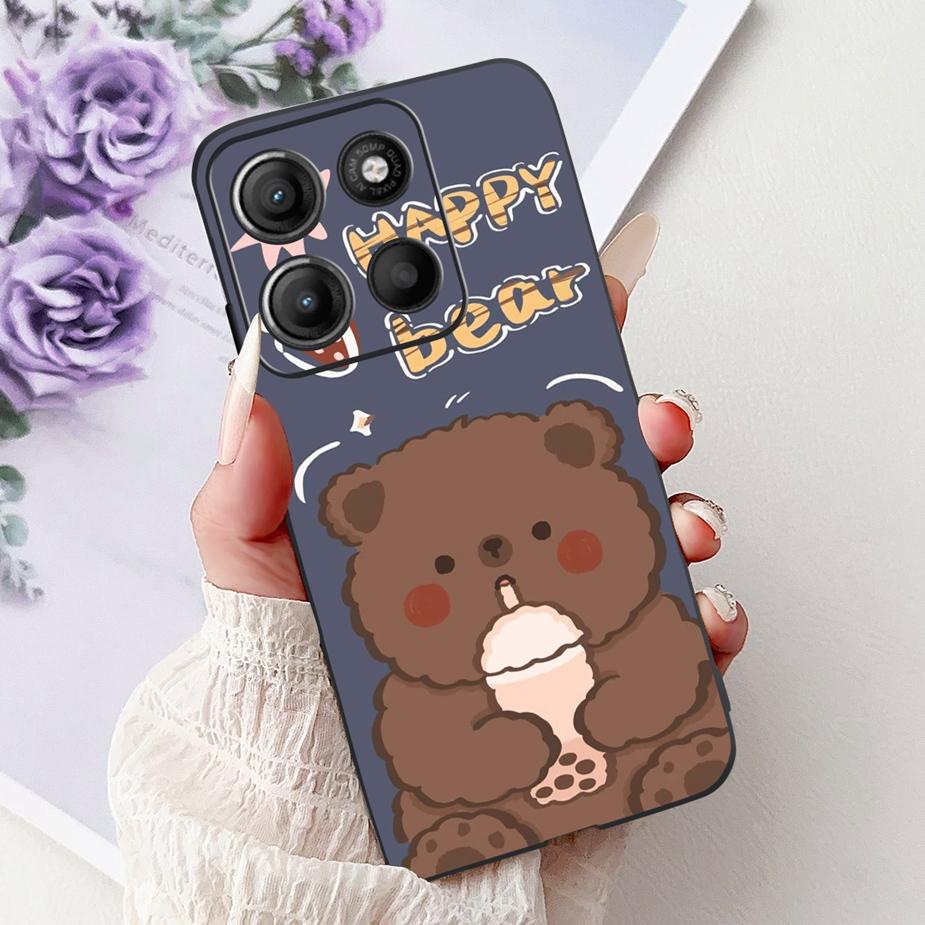 For Motorola Moto G15 Case Stylish Painted Cover Shockproof Soft TPU Phone Case For Motorola G15 G 15 MotoG15 Fundas 6.72'' Capa